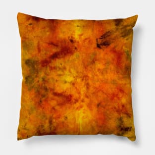 Autumn Fire DyeBlot Pillow