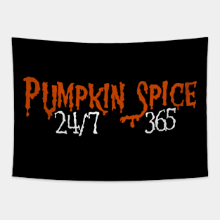 Pumpkin Spice 24/7 - 365 Tapestry