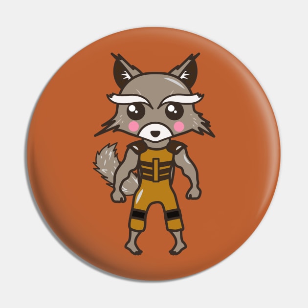 Space Raccoon Pin by fashionsforfans