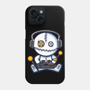 Poor puppet playing games Phone Case