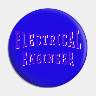 Electrical Engineer in Purple Color Text Pin