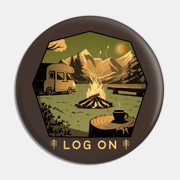 Log On 🌲🌄 Pin by Blended Designs