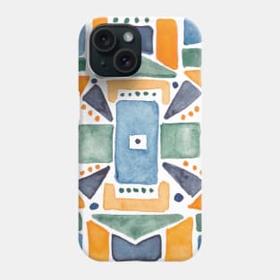 Geometric Watercolor Phone Case