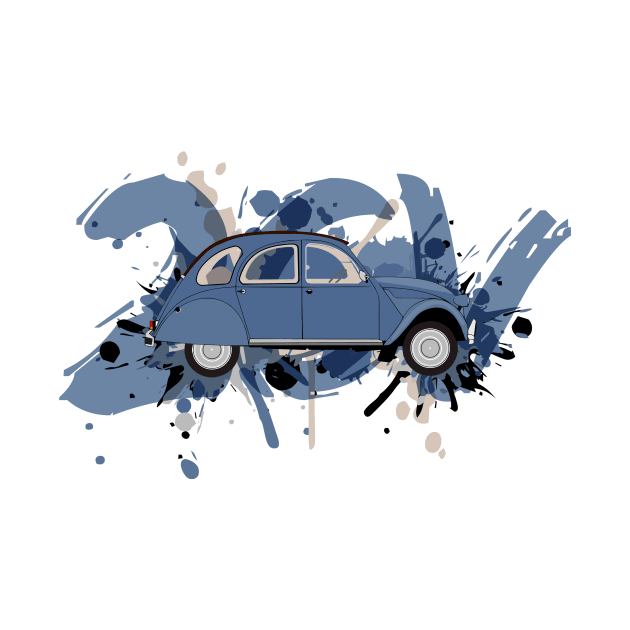 2CV art by RomoneGrafik