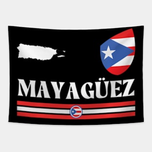 Mayaguez Puerto Rico Flag Mayaguez Puerto Rico Mayaguez Tapestry