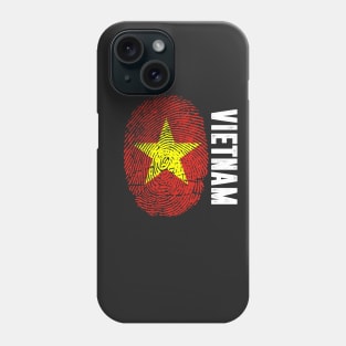 Vietnam Flag Fingerprint My Story DNA Vietnamese Phone Case