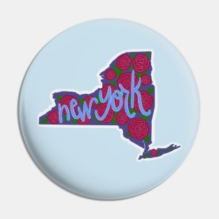 New York State Flower Pin