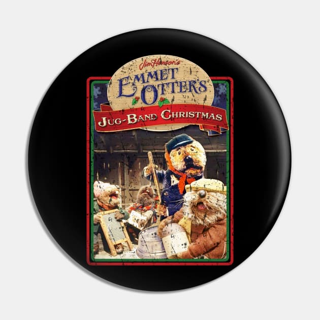 Funny Emmet Otters Jug Band Christmas Vintage Pin by CLOSE THE DOOR PODCAST