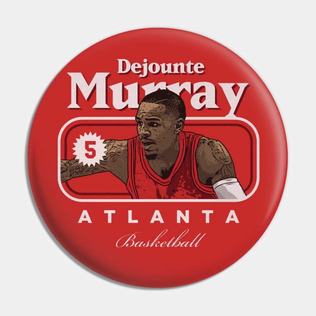 Dejounte Murray Atlanta Cover Pin by ClarityMacaws