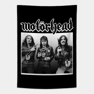 Motorhead Black White Tapestry