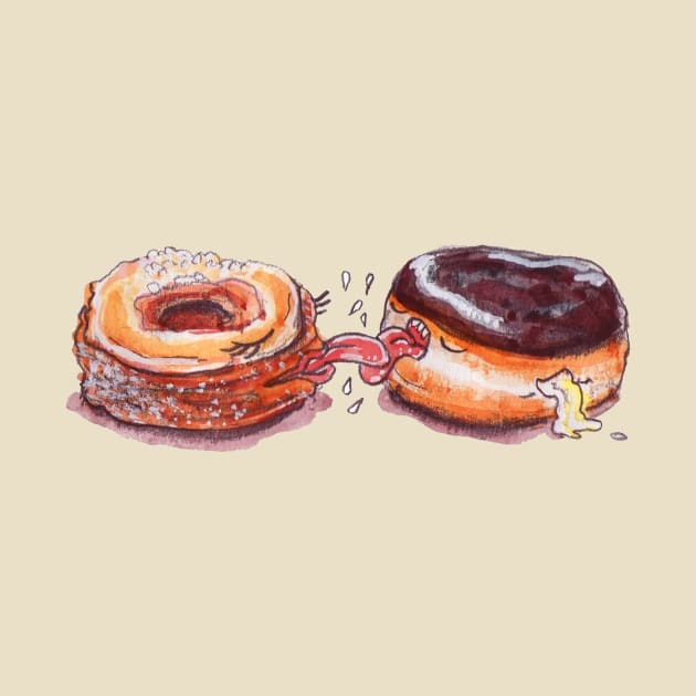 Smooching Donuts by Kenny Routt