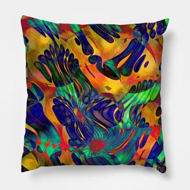 Mardi Gras Pillow by ArtistsQuest