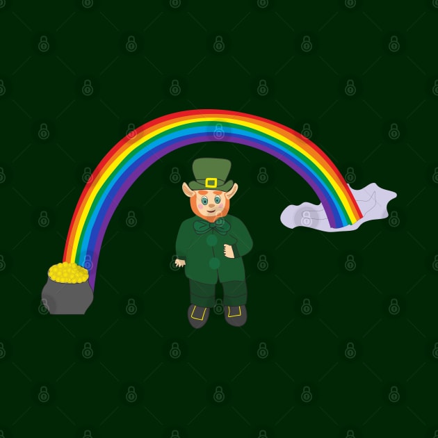 Shamrock Rainbow for leprechaun by Alekvik