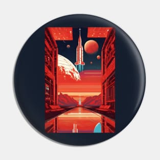 Soviet space art Pin