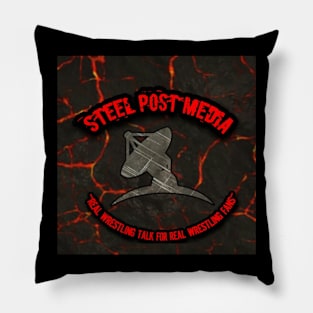 STEEL POST MEDIA LOGO Pillow