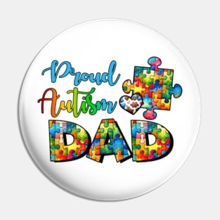 proud autism dad Pin