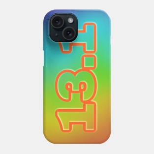 13 1 Rainbow Half Marathon for Runners Phone Case