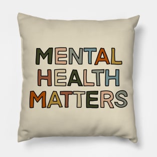 mental health matters Pillow