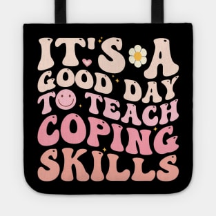 Teach Coping Skills Teacher Back To School Counselor Gifts Tote