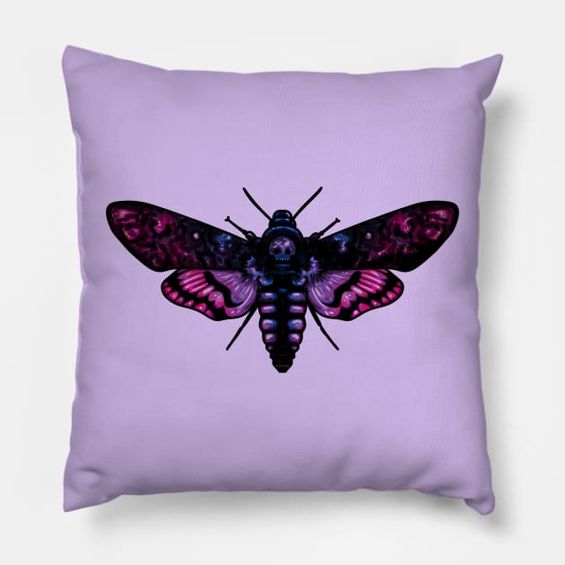 Bi Moth Pillow by Art by Veya