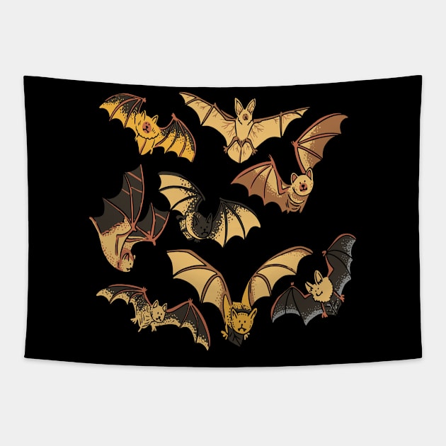 Bat Bat Species North America Tapestry by Shirtjaeger