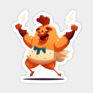 cute funny chicken Magnet