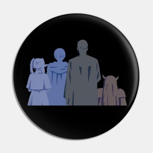 Hero Party Sousou no Frieren Anime Characters Silhouette October 2023 SNF38 Pin