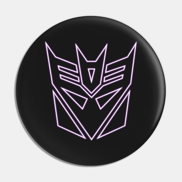 Decepticon Logo Glow Pin by prometheus31