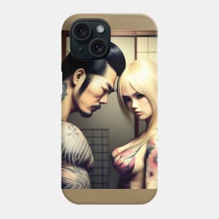 Tattoo Japanese couple Phone Case