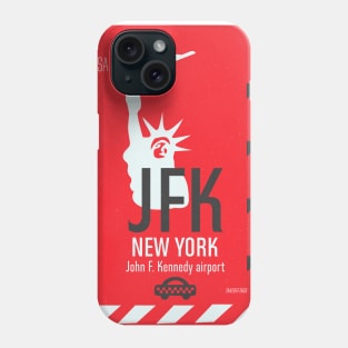 JFK airport RED Phone Case