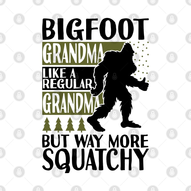 Bigfoot Grandma by Tesszero