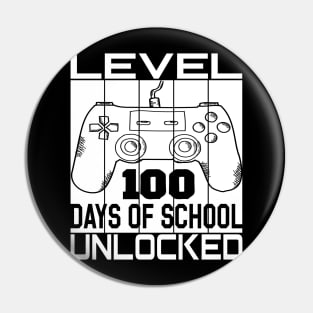 Level 100 completed 100 days of school unlocked Pin