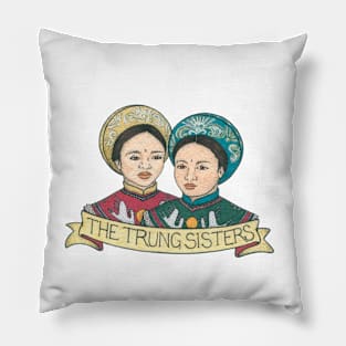 Trung Trac and Trung Nhi Pillow