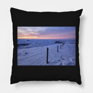 Frigid Pastels Pillow