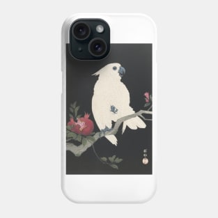 Cockatoo on Pomegranate by Koson Ohara Phone Case