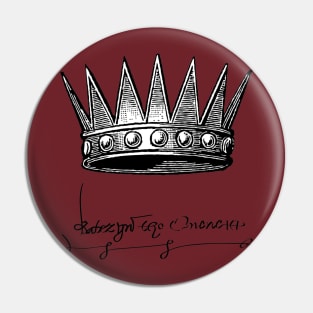 Catherine Parr Crown and Signature Pin