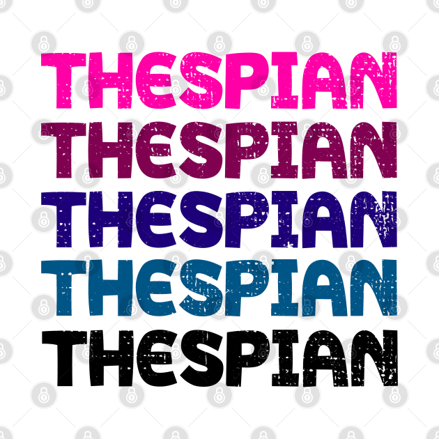 Thespian Retro Shirt. by KsuAnn