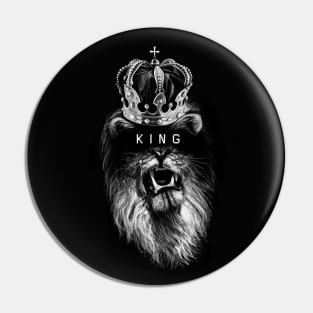 Lion,King,Crown Pin