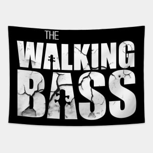 Funny THE WALKING BASS T Shirt design cute gift Tapestry