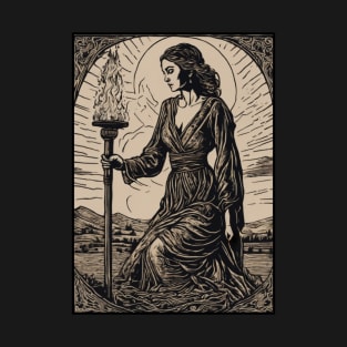 Light The Way - Fairytale Tarot Scene T-Shirt