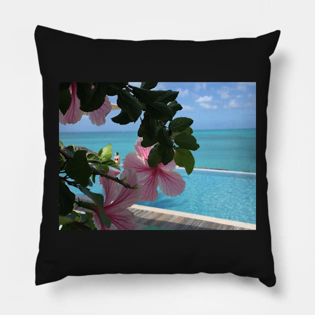 Hibiscus in Antigua Pillow by ephotocard