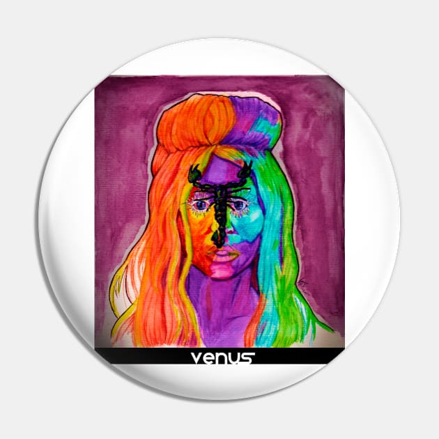 VENUS Pin by RobertRedART