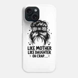 Matching Manes: Humor in Heredity Phone Case