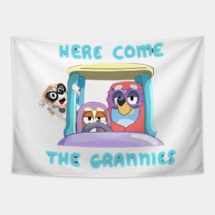 Here Come The Grannies Tapestry