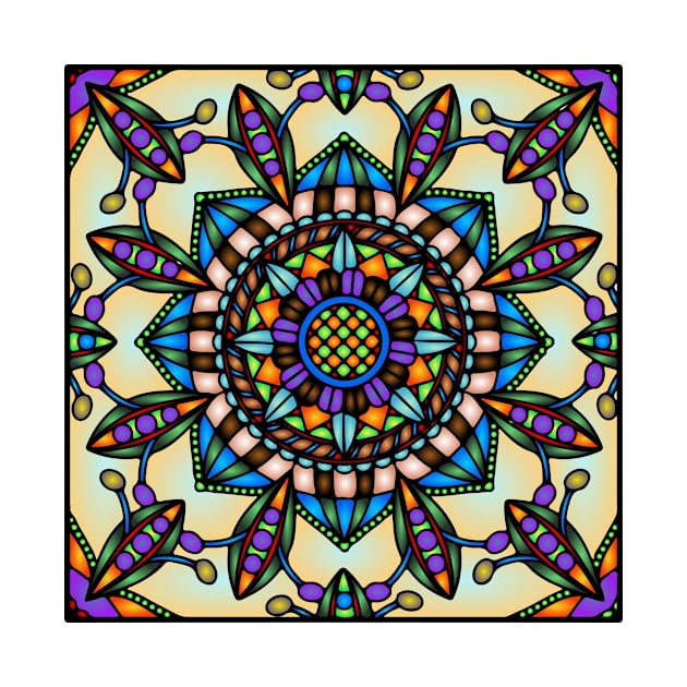 Star Mandalas 252 (Style:2) by luminousstore