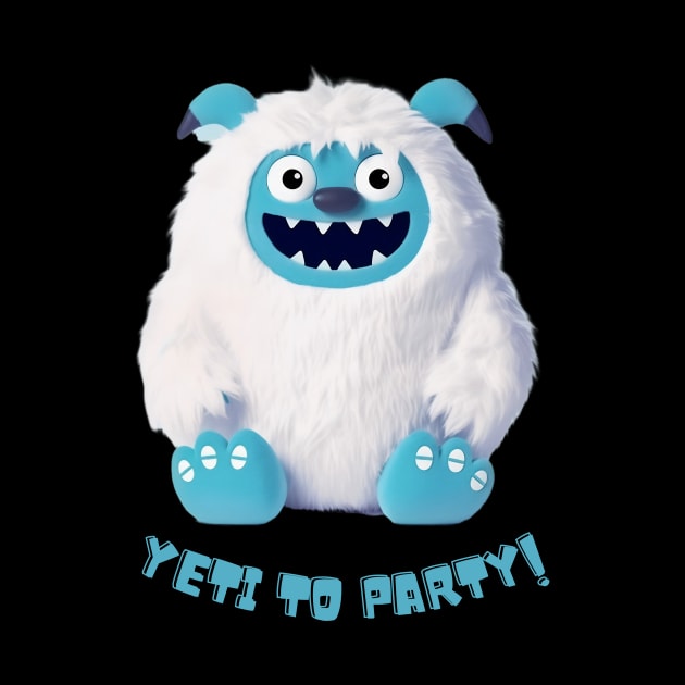 Yeti to Party by SquirrelQueen