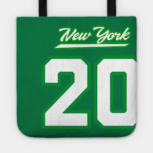 Breece Hall New York Jets Jersey BLACK Shirt T-Shirt Tote