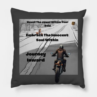 Journey Inward: Embrace The Innocent Soul Within - Mono Pillow