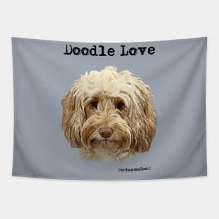 Doodle Dog Love Tapestry