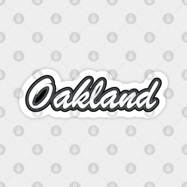 Football Fan of Oakland Magnet by gkillerb